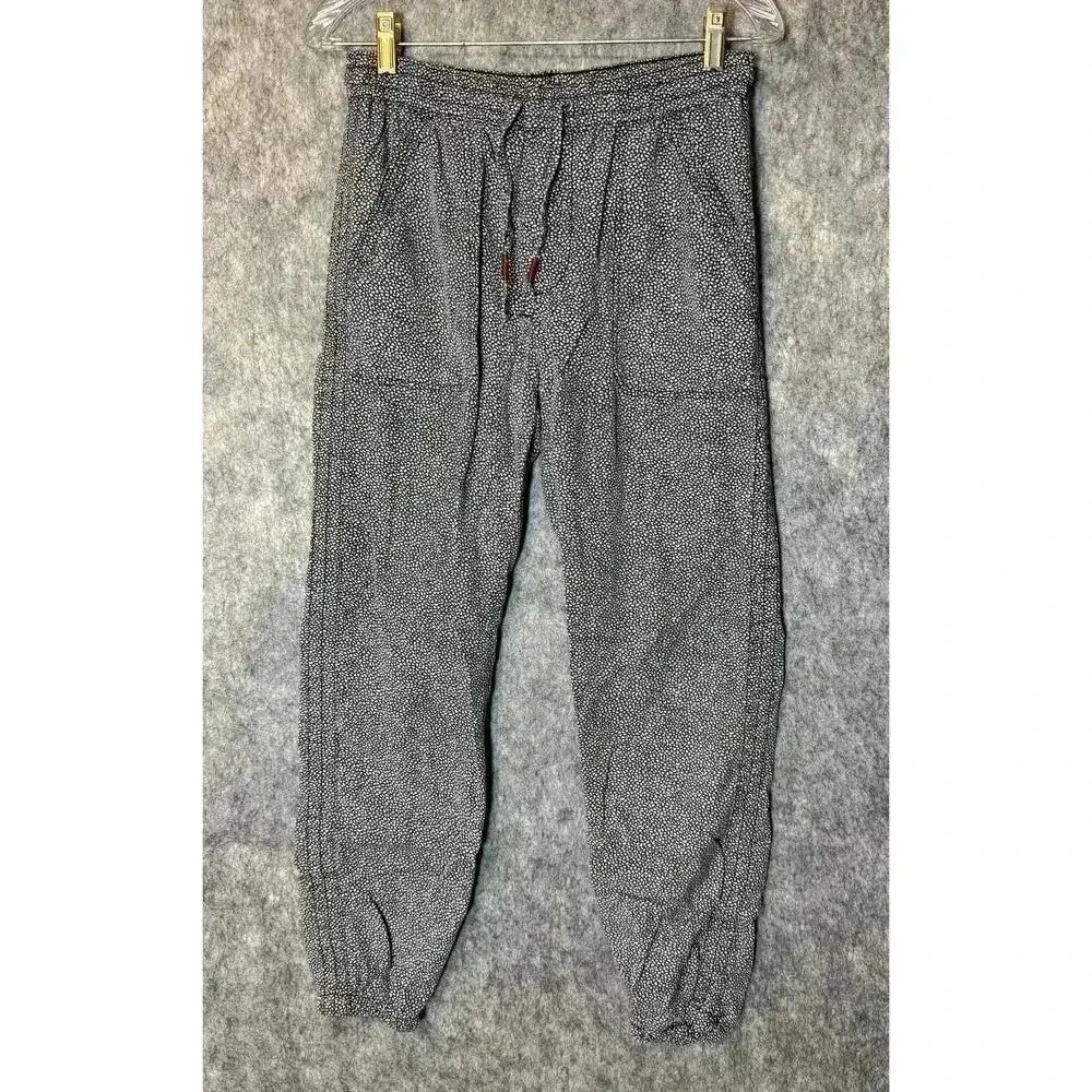 Anthropologie Gray White Speckle Lyocell Joggers XS - Picture 1 of 7